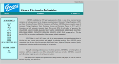 Desktop Screenshot of genexelectronics.com